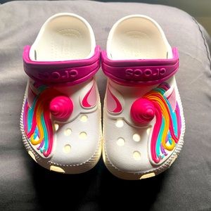 Toddler Unicorn Crocs